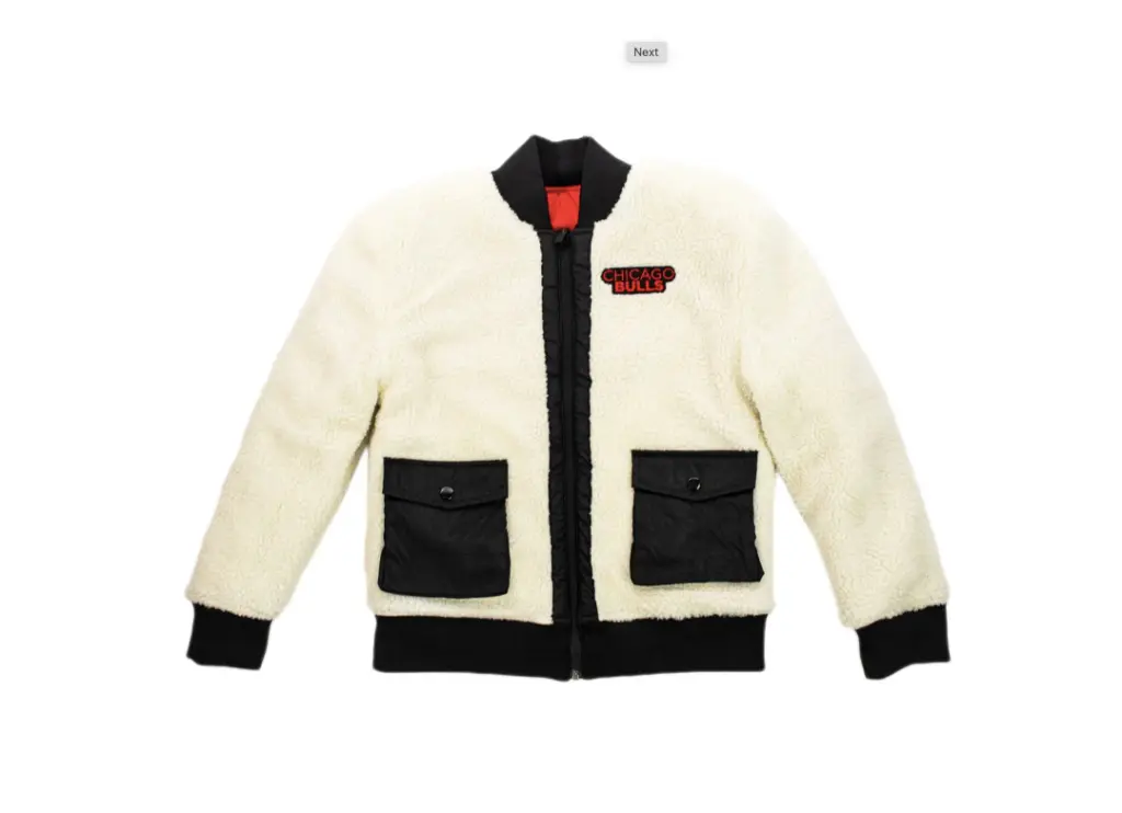 Outerstuff Veste Universitaire Réversible NBA Chicago Bulls