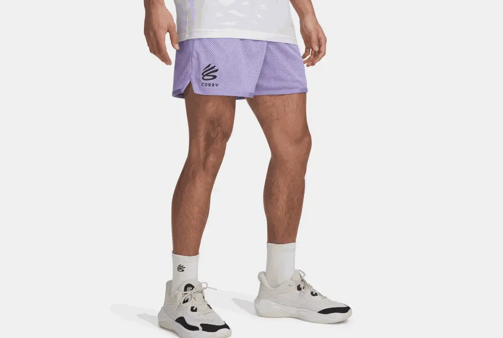 Under Armour Curry Splash Short Purple