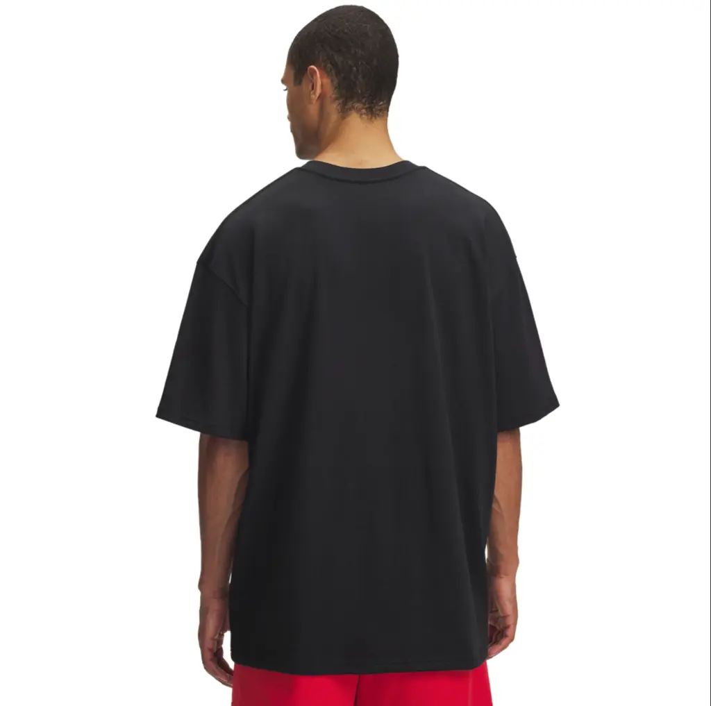 Under Armour M HWT Hoops Branded SS Black