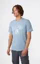 Champion T-shirt Street Varsity Bleu Clair