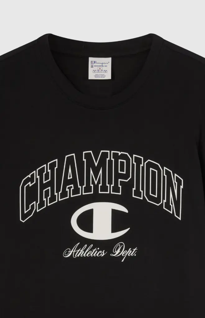 Champion T-shirt Street Varsity Noir