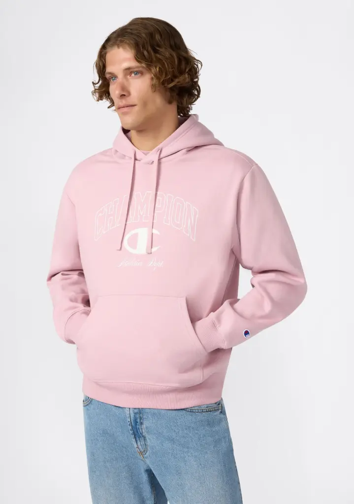 Champion Sweat à Capuche Street Varsity Pink