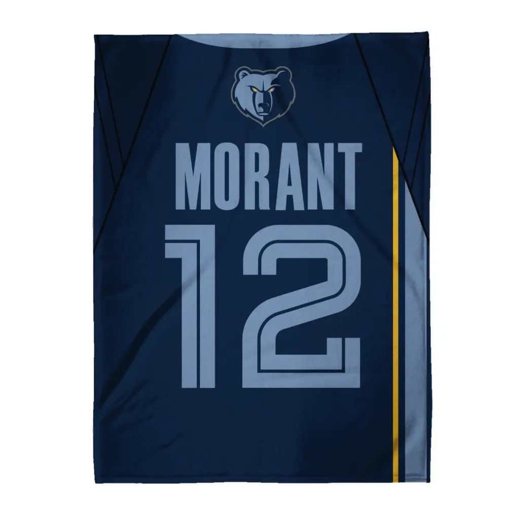 NBA Store Sleep Squad Grizzlies Ja Morent 60" X 80"