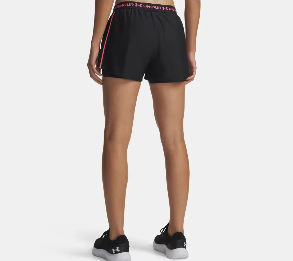 Under Armour Tech Play Up 2in1 Short Black/Pink
