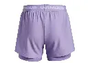 Under Armour Tech Play Up 2in1 Short Purple