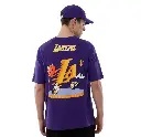 New Era NBA Graphic Tee LA Purple