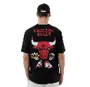 New Era NBA Graphic Tee Bulls Black