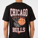 New Era NBA BBall Hoop Graphic Tee Chicago Bulls