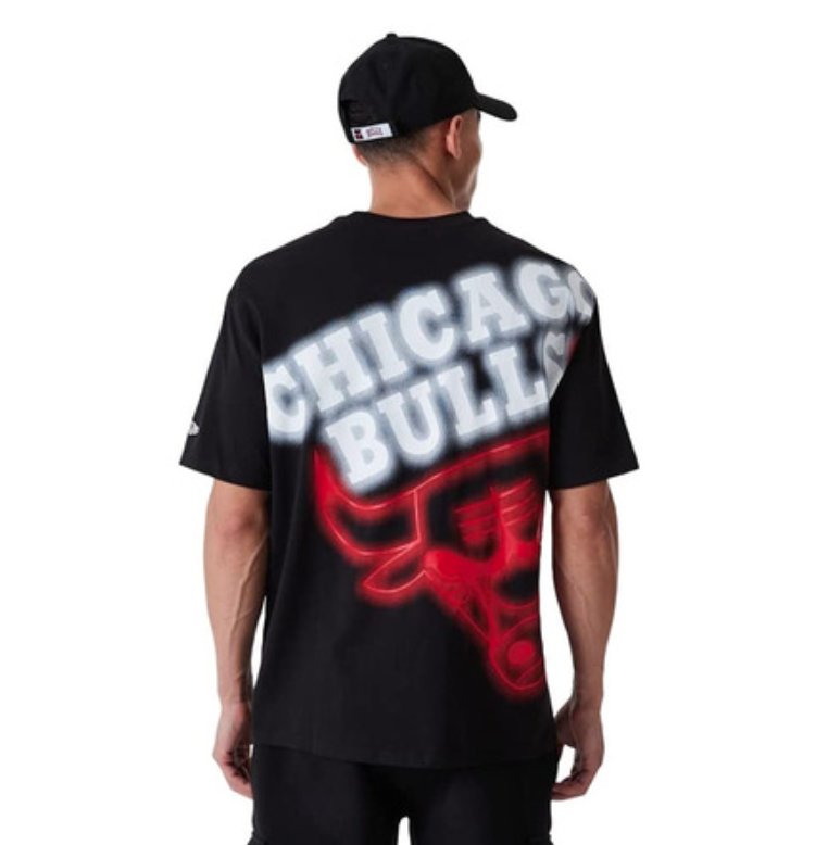 New Era Oversize Neon Tee Chicago Bulls