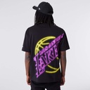 New Era NBA Neon Logo Tee Los Angeles Lakers