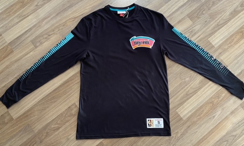 Mitchell & Ness NBA Fashion L/S Tee San Antonio Spurs