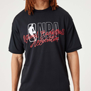 New Era Script Tee NBA Logo 