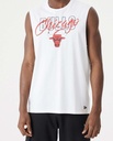 New Era Script Sleeveless Tee Chicago Bulls