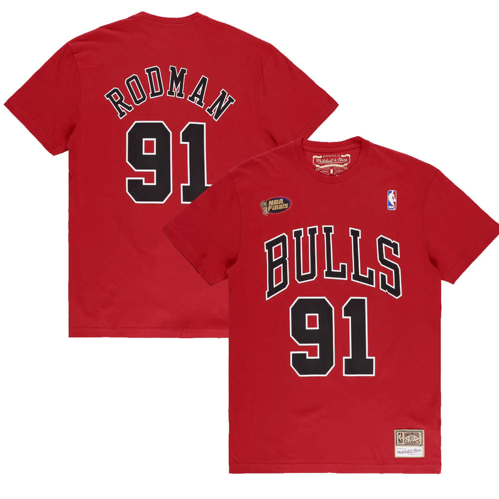 Mitchell & Ness Bulls Dennis Rodman Tee