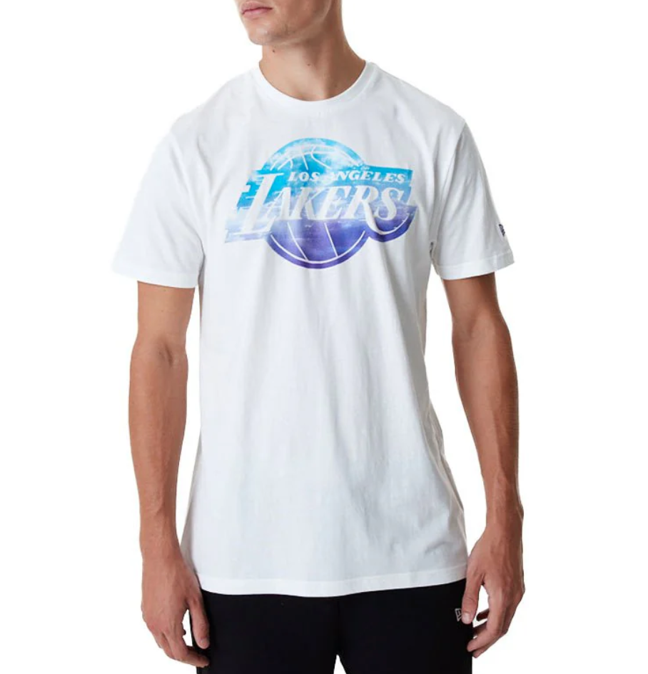 New Era NBA Sky Print Tee Los Angeles Lakers
