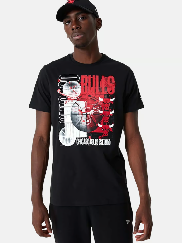 New Era NBA Bball Graphic Tee Chicago Bulls
