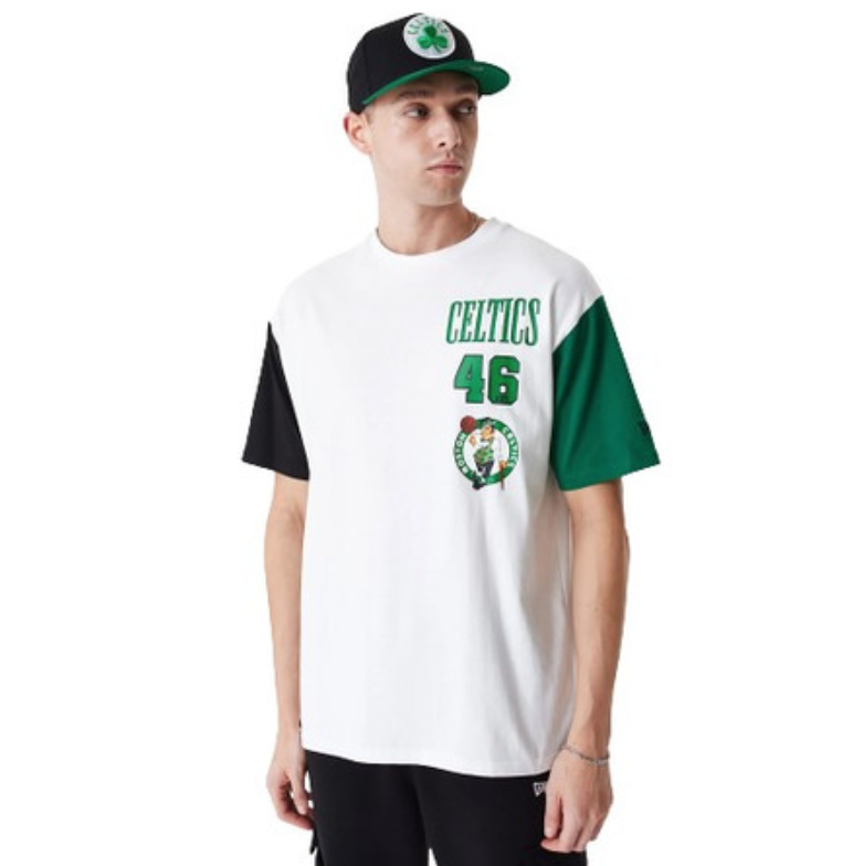 New Era NBA Cut Sew Os Tee Boston Celtics