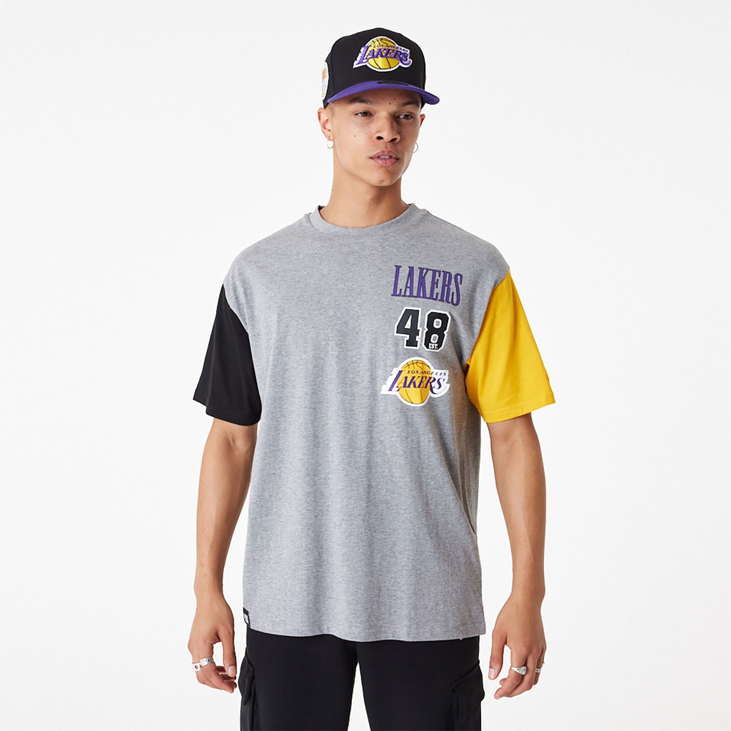 New Era NBA Cut Os Tee Los Angeles Lakers
