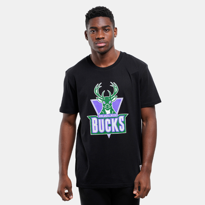 Mitchell & Ness NBA Team Logo Upd Tee Milwaukee Bucks