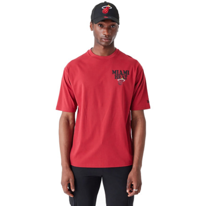 New Era NBA Script Os Tee Miami Heat 
