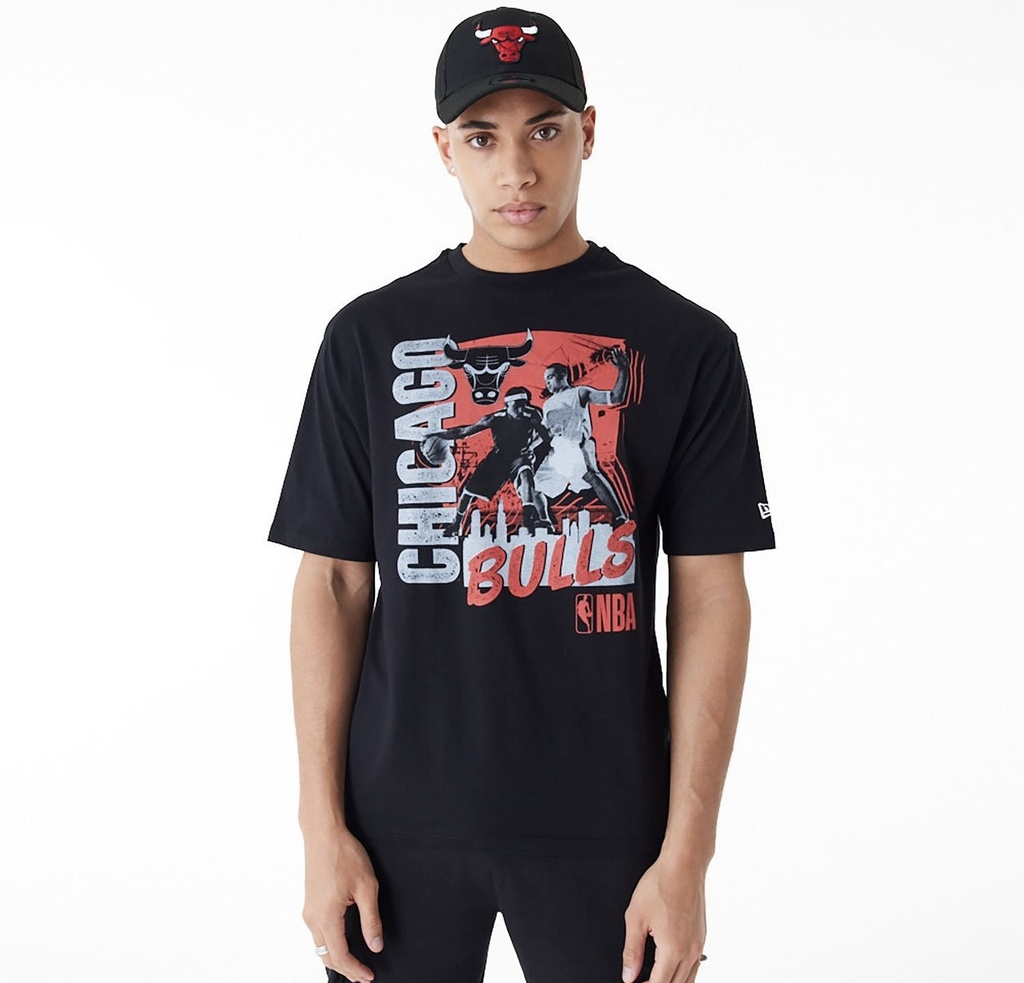 New Era NBA Player Graphic Os Tee Chicago Bulls 