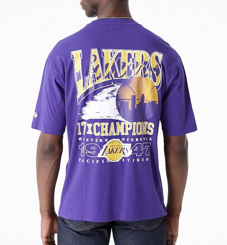 New Era NBA Championship Os Tee Los Angeles Lakers