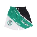 Mitchell & Ness NBA Paint Brush Sublimated Mesh Short Boston Celtics
