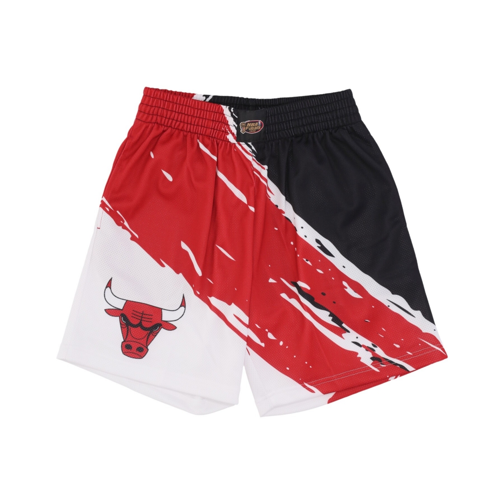 Mitchell & Ness NBA Paint Brush Sublimated Mesh Short Chicago Bulls