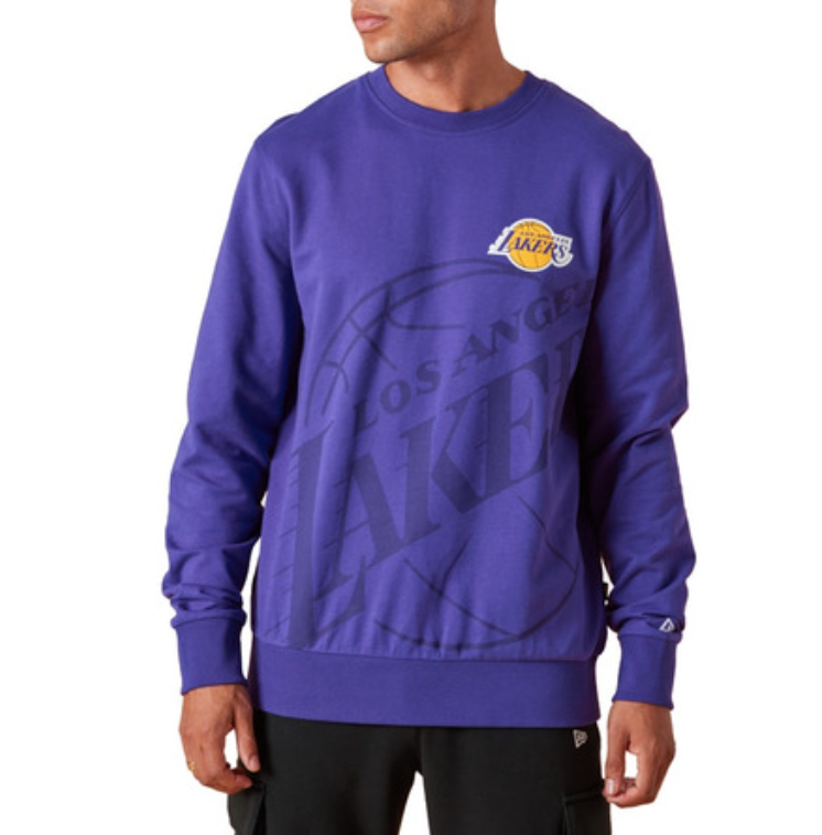 New Era Washed Pack Graphic Sweat Los Angeles Lakers 