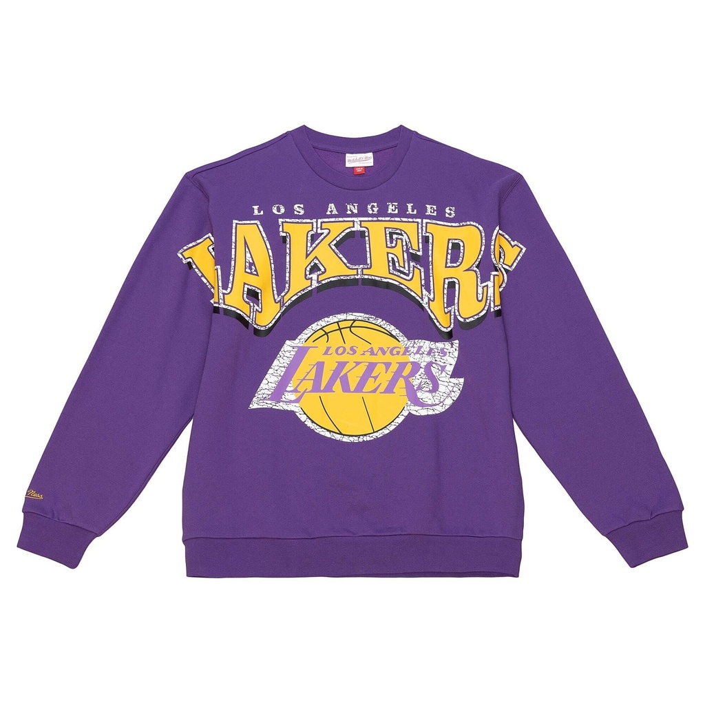 Mitchell & Ness NBA Fashion Crew Sweat Los Angeles Lakers