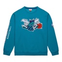Mitchell & Ness NBA There And Back Fleece Crew Charlotte Hornets