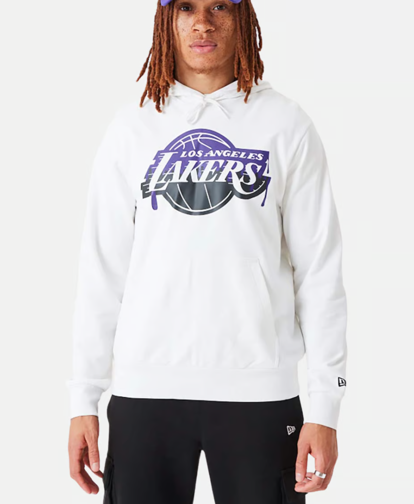 New Era NBA Drip Logo Hoody Los Angeles Lakers