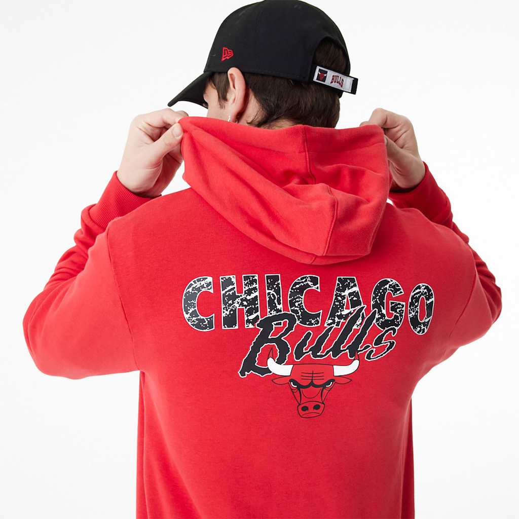 New Era Team Script FZ Hoody Chicago Bulls