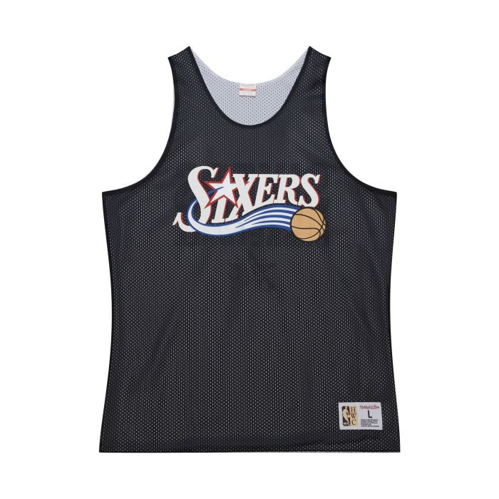 Mitchell & Ness NBA Reversible Mesh Practice Tank Sixers