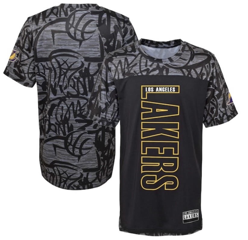  NBA Store  Mural Sublimated Tee Los Angeles Lakers