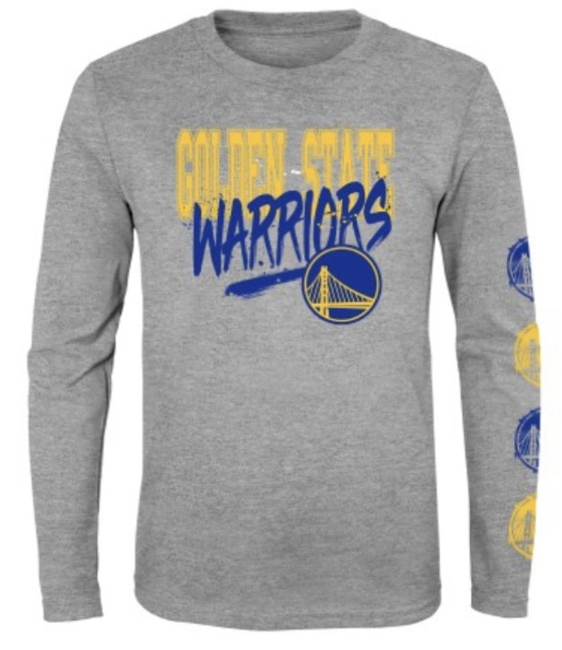 Outerstuff NBA Get Busy LS CTN Warriors