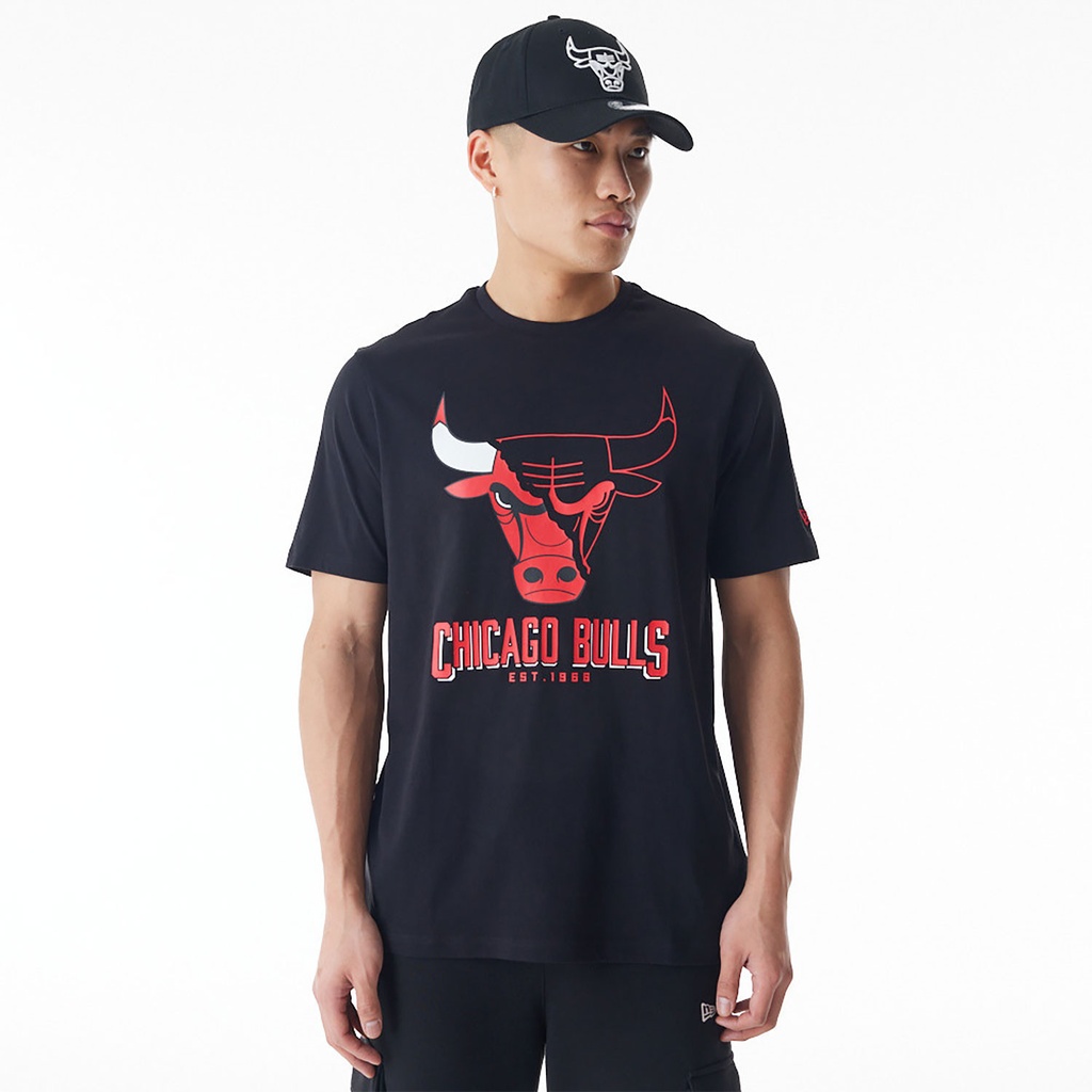 New Era NBA Logo Graphic Table Tee Chicago Bulls