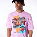 New Era Retro Graphic Os Tee Chicago Bulls