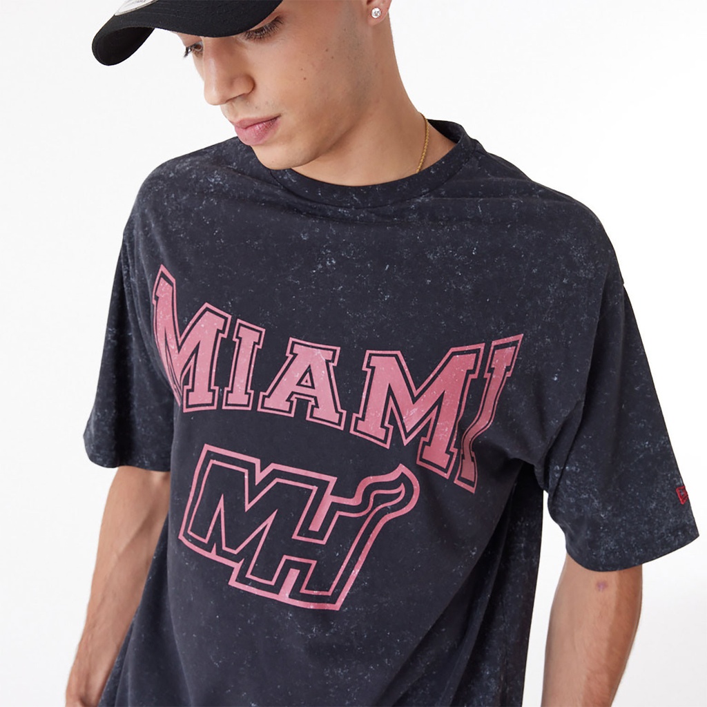 New Era NBA Washed Os Tee Miami Heat