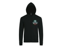 Hoody zippé adulte mixte