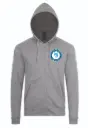 Hoody zippé adulte mixte