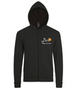 Hoody zippé adulte mixte