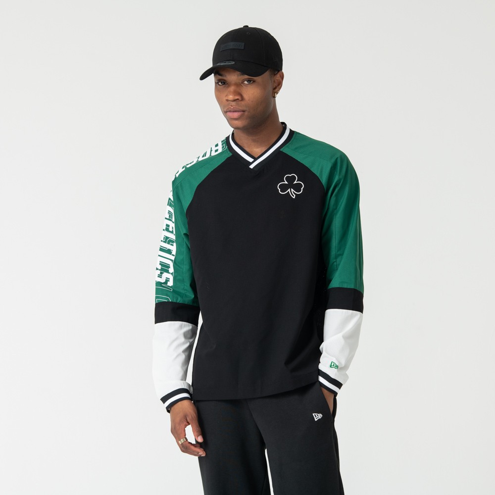 New Era NBA Colour Block LS Tee Boston Celtics 