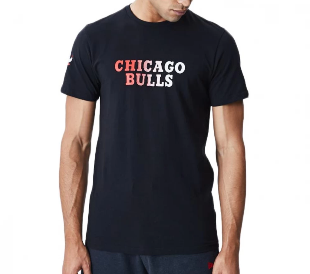 New Era NBA Gradient Wordmark Tee Chicago Bulls