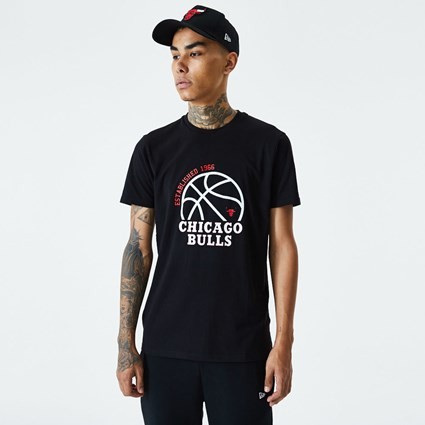 New Era NBA Basketball Graphic Tee Chicago Bulls 