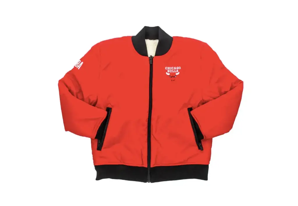 Outerstuff Veste Universitaire Réversible NBA Chicago Bulls