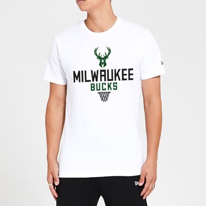 New Era NBA Bold Graphic Tee Milwaukee Bucks 