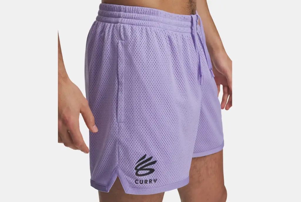 Under Armour Curry Splash Short Purple 