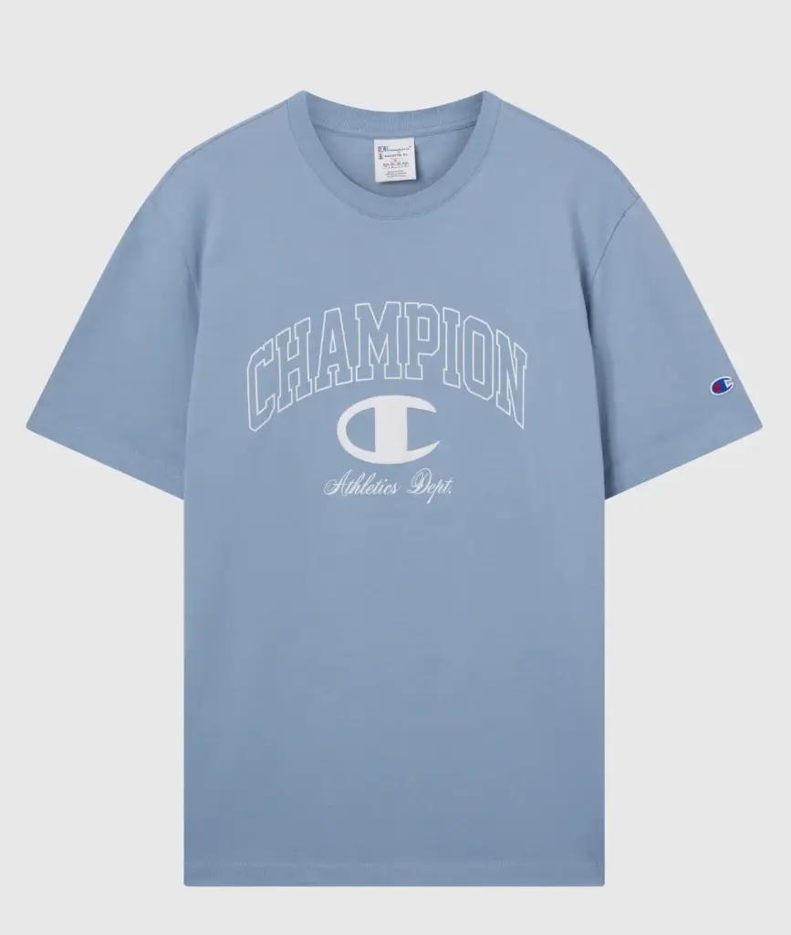 Champion T-shirt Street Varsity Bleu Clair 