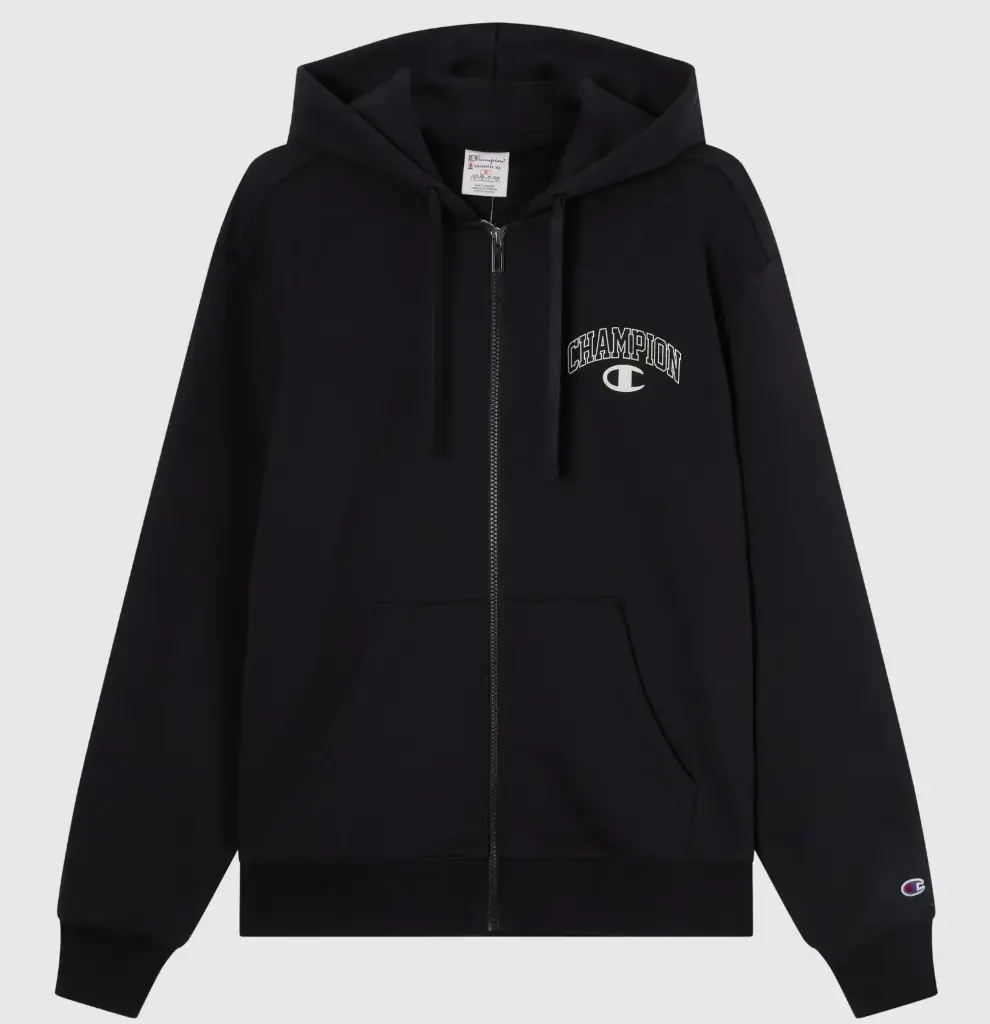Champion Zippé Intégral Street Varsity Noir